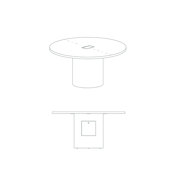 column round meeting drawings